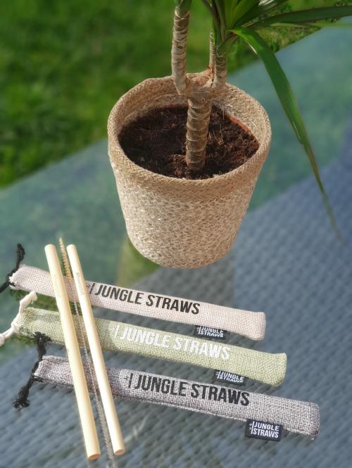 picture of The Eco Stall Bamboo Drinking Straws Ash 