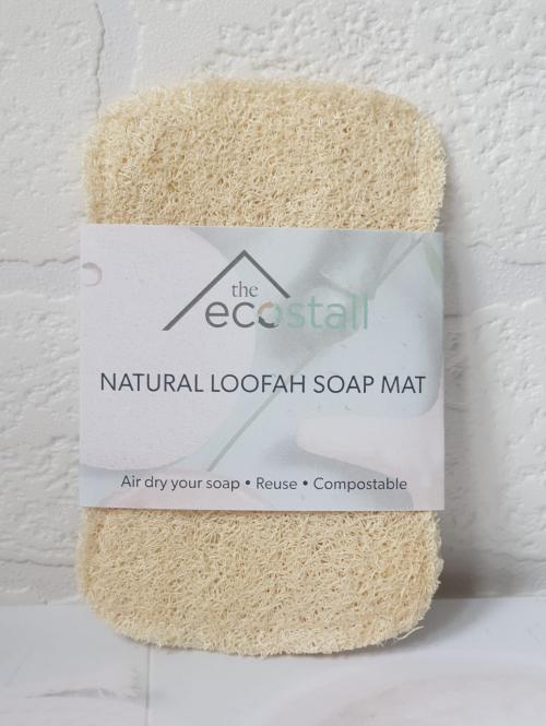 Natural Loofah Soap Mat image 1